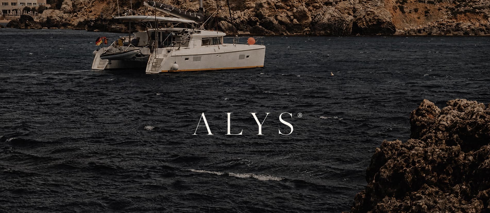 ALYS catamaran, Mediterranean cove
